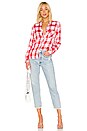 view 4 of 4 Hunter Button Down in Candy Apple & White