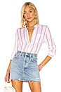 view 1 of 4 CHEMISE REAGAN in Tulip Stripe