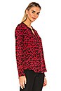 view 2 of 4 CHEMISE LILLIAN in Red Leopard