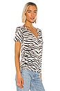 view 2 of 4 Cara Tee in Ivory Tiger Stripe