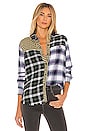 view 1 of 5 Brando Top in Mixed Brooklyn Plaid