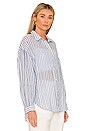 view 2 of 4 Janae Button Up Shirt in Lighthouse Stripe