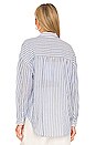 view 3 of 4 Janae Button Up Shirt in Lighthouse Stripe