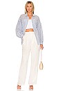 view 4 of 4 Janae Button Up Shirt in Lighthouse Stripe