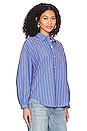 view 2 of 4 Janae Button Down Top in Lima Stripe