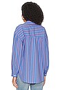 view 3 of 4 Janae Button Down Top in Lima Stripe