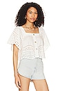 view 2 of 4 Kit Top in White Eyelet Embroidery