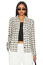 view 1 of 5 Milo Top in Ivory Check Stars