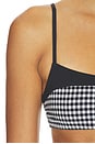 view 5 of 5 Corfu Top in Black White Gingham