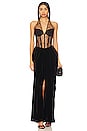 view 1 of 3 Bustier Gown in Black