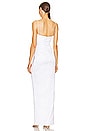 view 3 of 3 Draped Maxi Dress in White