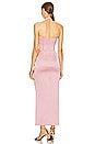 view 3 of 3 Draped Midi Dress in Powder Pink