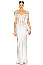 view 1 of 3 Corset Maxi Dress in White