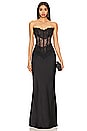 view 1 of 3 Corset Maxi Dress in Black