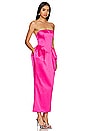 view 2 of 3 Voluminous Midi Dress in Pink