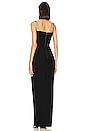 view 3 of 4 Embellished Slit Gown in Black
