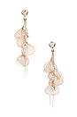 view 1 of 2 Embellished Drop Earrings in Ivory
