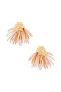 view 1 of 3 BOUCLES D'OREILLES LUCY in Peach