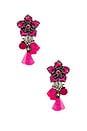 view 2 of 3 Flower Earring in Pink