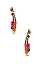 view 3 of 3 Raffia Hoop Earring in Multi