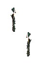 view 2 of 3 Berenike Earrings in Green