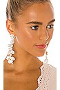 view 1 of 3 Pearl Drop Earrings in White