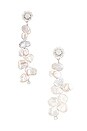 view 2 of 3 Pearl Drop Earrings in White