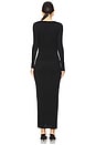 view 3 of 3 Long Sleeve Maxi Dress in Black