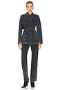 view 5 of 6 JEANS SLIM ESTILO BOOTCUT in Black