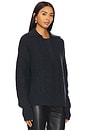 view 2 of 4 Knitted Polo Sweater in Vulcan