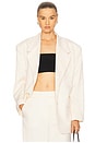view 1 of 6 Oversized Blazer in Tofu Beige
