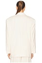 view 5 of 6 Oversized Blazer in Tofu Beige