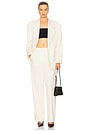 view 5 of 6 Cocoon Suiting Pants in Tofu Beige