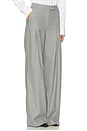 view 2 of 6 Wide Suiting Pants in Titanium Comb