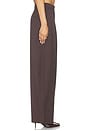 view 3 of 6 Cocoon Suiting Pants With Pleats in Black Coffee