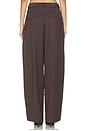 view 4 of 6 Cocoon Suiting Pants With Pleats in Black Coffee