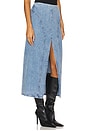view 2 of 6 Maxi Denim Skirt in Faded Denim