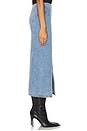 view 3 of 6 Maxi Denim Skirt in Faded Denim
