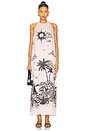 view 1 of 3 Dakota Halter Dress in Ciao Rosa