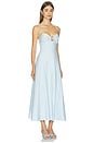 view 2 of 3 VESTIDO MIDI ARABELLA in Ice Blue
