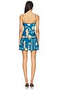 view 3 of 3 Louie Dress in Vintage Treasures Marine