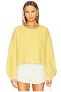 view 1 of 4 Bow Knit Cardigan in Pollen
