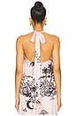 view 3 of 4 Skylar Halter Top in Ciao Rosa
