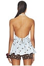 view 3 of 4 Wren Halter Top in Sea Belle