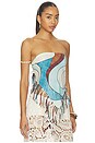view 2 of 4 Rara Fringe Scarf in Playa