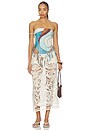 view 4 of 4 Rara Fringe Scarf in Playa
