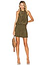 view 1 of 3 Paris Sleeveless Dress in Urban Green