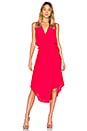 view 1 of 3 Hailey Dress in Raspberry