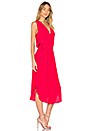 view 2 of 3 Hailey Dress in Raspberry