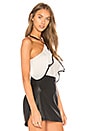 view 2 of 4 Elli Tank in Soft White & Black